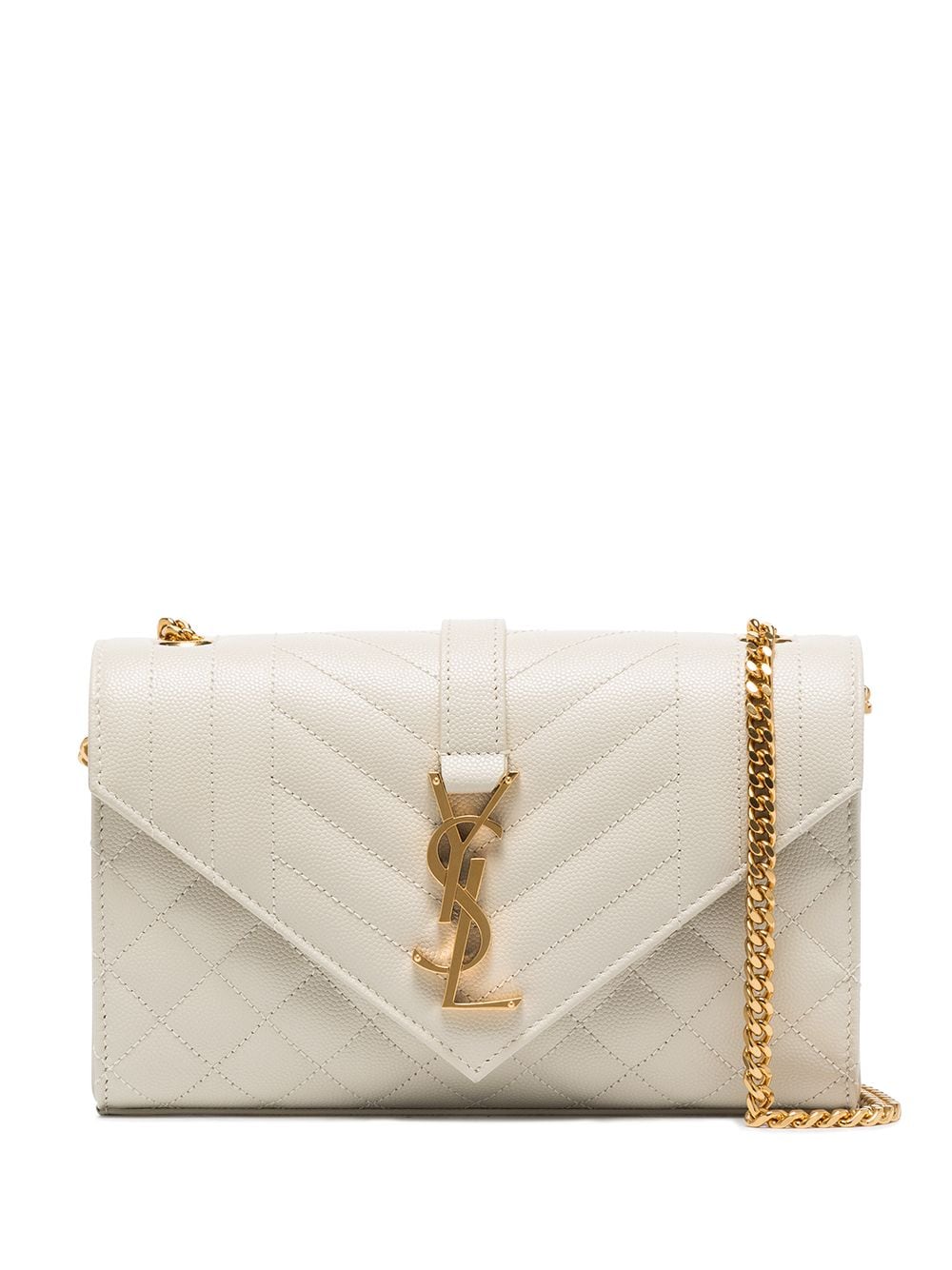 Small envelope shoulder bag / Cream