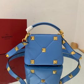 Mini Roman Stud Top Handle Bag / Niagara