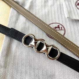 Copy of H Belt / Black & Gray Silver