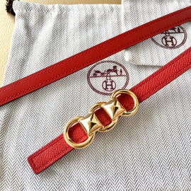H Belt / Red & Gold