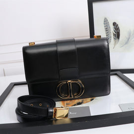 Black Gold Leather  Montaigne 30  Crossbody