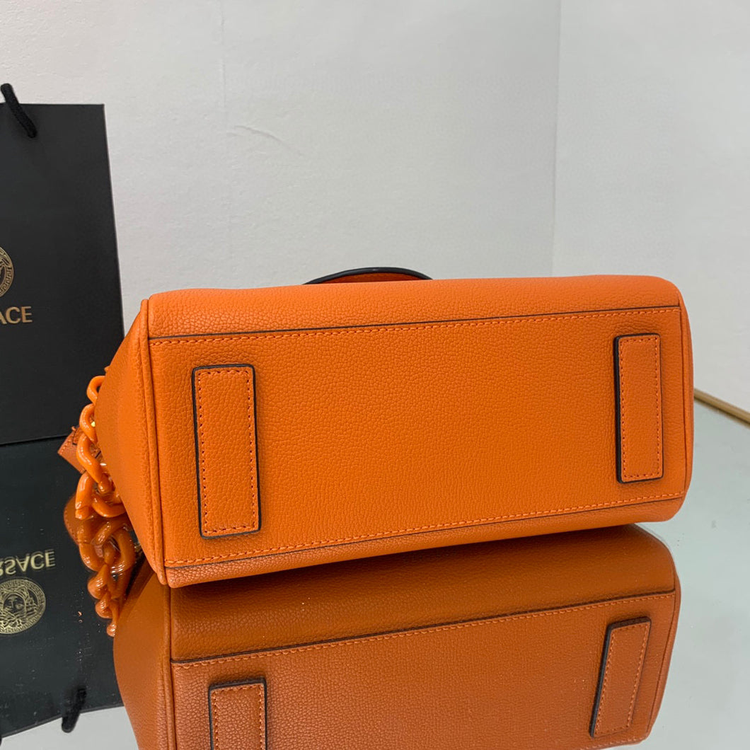 Orange Medium Le Medusa Top Handle Bag