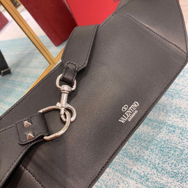 V0046 Black Rectangle Belt Bag