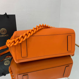 Orange Large Le Medusa Top Handle Bag