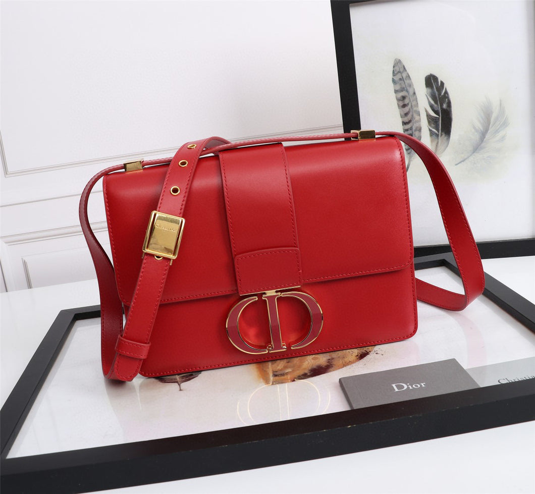 Red Gold Leather  Montaigne 30  Crossbody